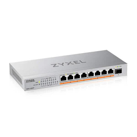Retelistica - SWITCH ZYXEL XMG108HP 8 PORT POE  1 SPF+