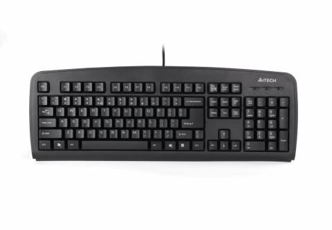 PC, Componente & Software - Tastatura A4Tech KB-720 cu fir, negru