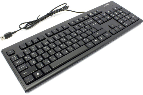 PC, Componente & Software - Tastatura A4Tech KR-83 cu fir, negru