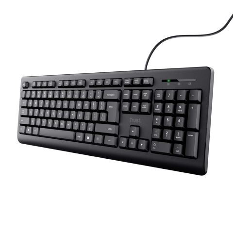 Tastatura cu fir Trust, negru [1]