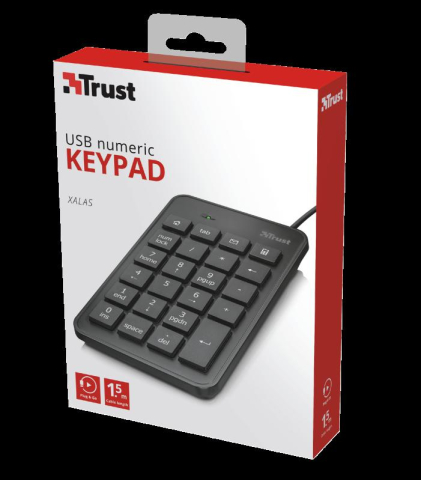 Tastatura Trust numerica Xalax cu fir, n [2]