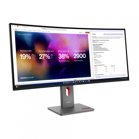 Monitoare - ThinkVision P40WD-40 39.7" WUHD IPS 3Y