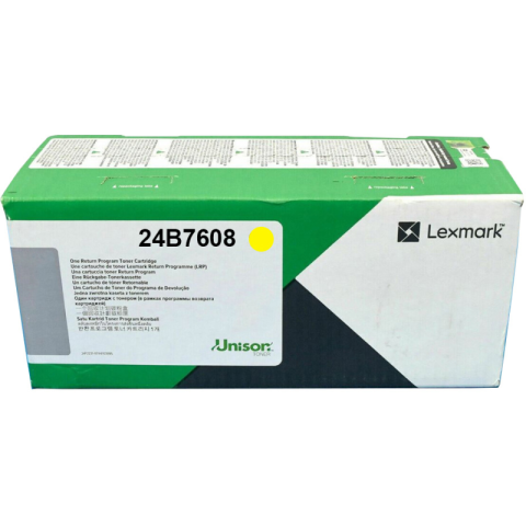 Tonere - TONER LEXMARK 24B7608 YELLOW 12 K