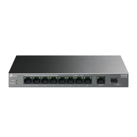 Retelistica - TP-LINK 10-PORT GIGABIT SWITCH 8-PoE+