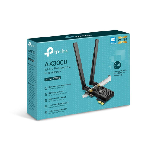 Retelistica - TP-LINK ADAPT TX55E PCIE AX3000 BT 5.2
