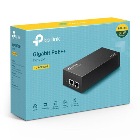 Accesorii switch-uri - TP-LINK POE++ INJECTOR TL-POE170S