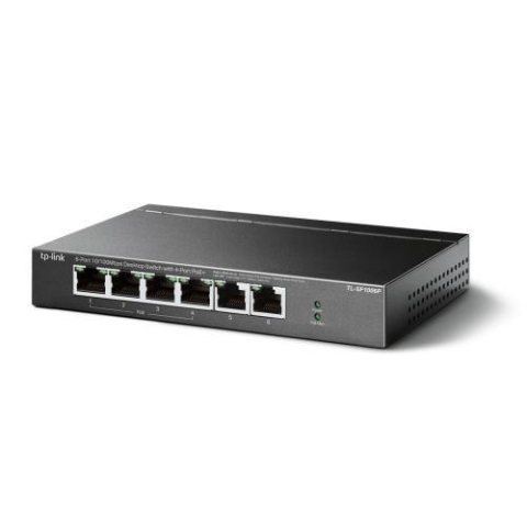 Retelistica - TPL 6PORT 10/100 DESKTOP 4P POE SWITCH