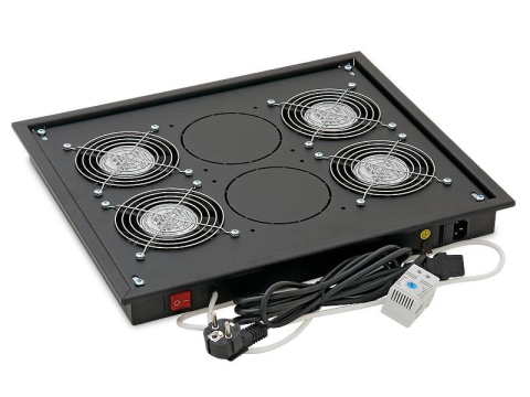 Cabinete metalice - TRITON PANOU VENTILATIE 4X TERMOST NEGRU