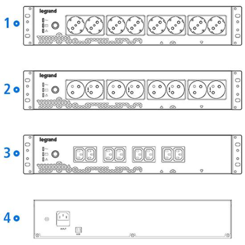 UPS LEGRAND KEOR PDU 800VA/480W [2]
