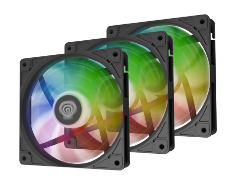 Ventilatoare carcasa - Ventilatoare GENESIS OXAL 120 ARGB BLACK