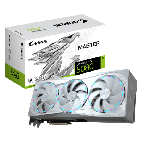 Componente PC NOI - VGA GB AORUS GF RTX 5080 MASTER ICE 16G