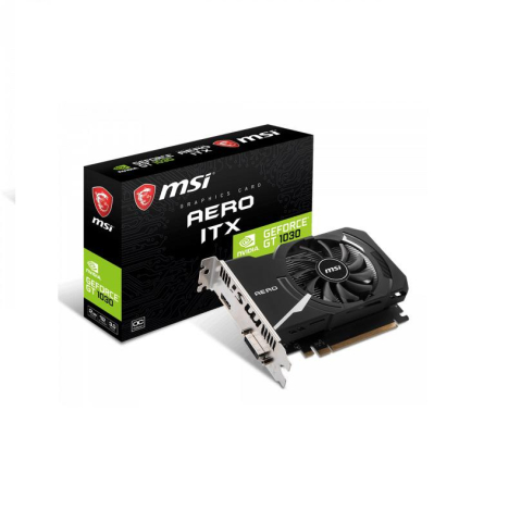 Componente PC NOI - VGA MSI GEFORCE GT 1030 AERO ITX 2GD4 OC