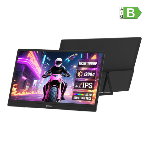 Monitoare - ZEUSLAP ZB156 Monitor portabil de 15,6"