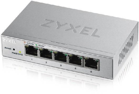 Retelistica - ZYXEL GS1200-5 5-PORT GBE METAL SWITCH