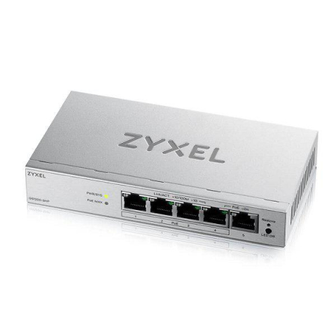 Retelistica - ZYXEL GS1200-5HPV3 5P 4PoE WEBMNG SWITCH