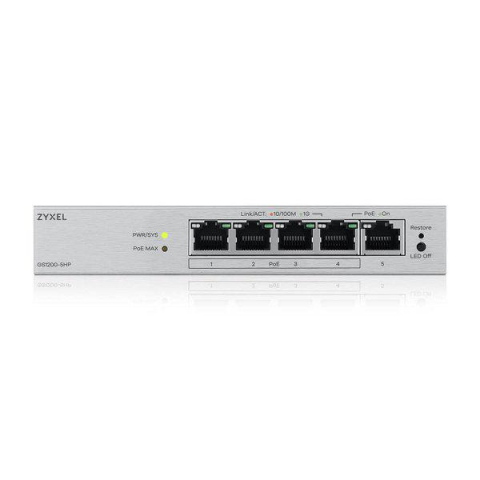 ZYXEL GS1200-5HPV3 5P 4PoE WEBMNG SWITCH [5]