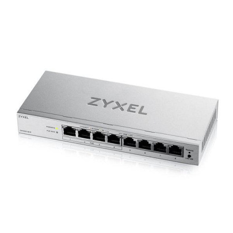 Retelistica - ZYXEL GS1200-8HPV3 8P 4PoE WEBMNG SWITCH