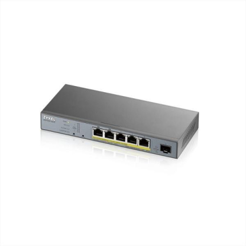 Retelistica - ZYXEL GS1350-6HP 5-PORT GBE POE SWITCH