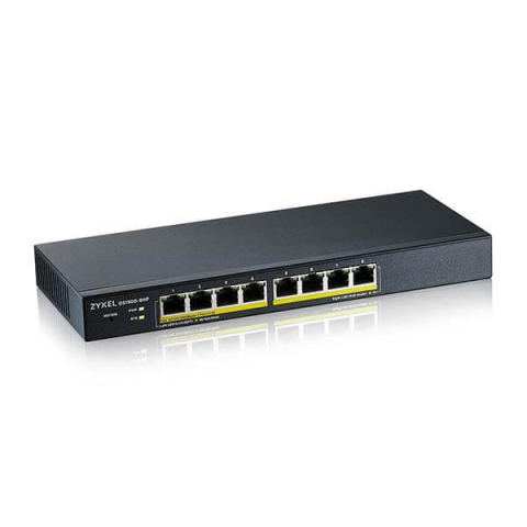 Retelistica - ZYXEL GS1900-8HP 8PORT GBE L2 POE SWITCH