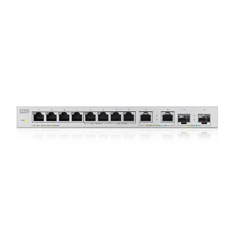 Retelistica - ZYXEL XGS1010-12 RJ45PORT SWITCH  2SFP+