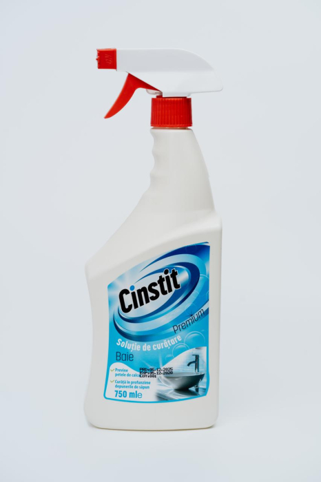 Cinstit Premium – Solutie de curatare pentru suprafetele din baie, 750 ml [2]