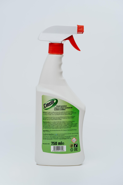 Cinstit premium solutie de curatare suprafetele din bucatarie, contine inalbitar. (750ml) [2]
