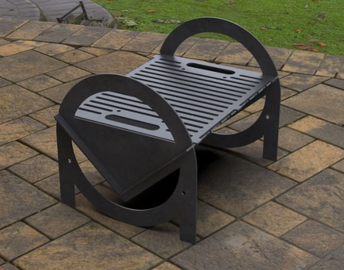 Grătar de grădină Flat Pack – grătar exterior pentru curte și terasă [3]