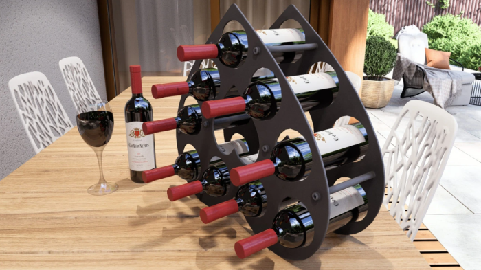 Suport de vin in forma de inima [2]