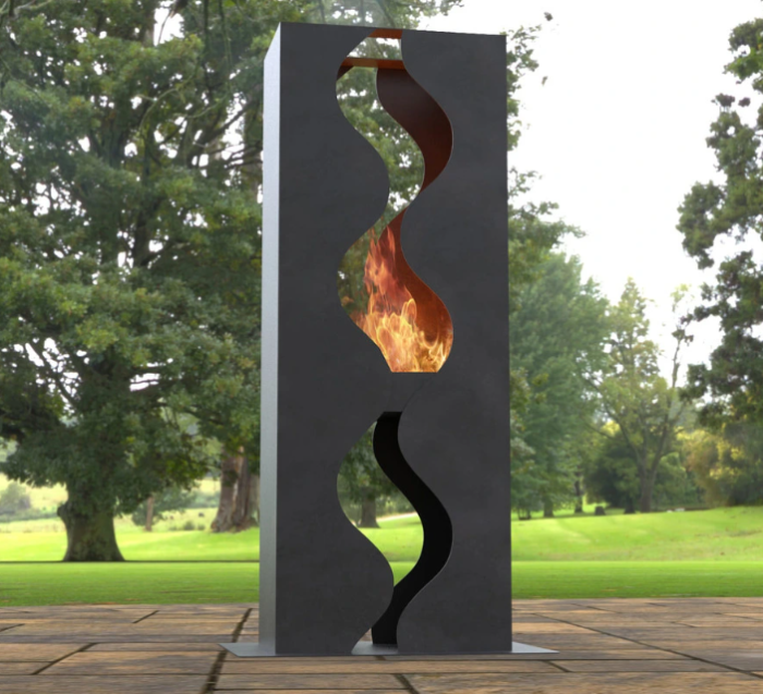 Semineu in forma de val pentru gradina si terasa [3]