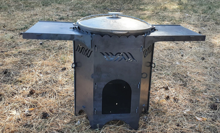 Soba pentru ceaun V2 – sobă robustă pentru gătit în aer liber [2]