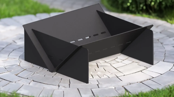 Vatră de foc Quadro 600 mm pentru exterior – curte și grădină [2]