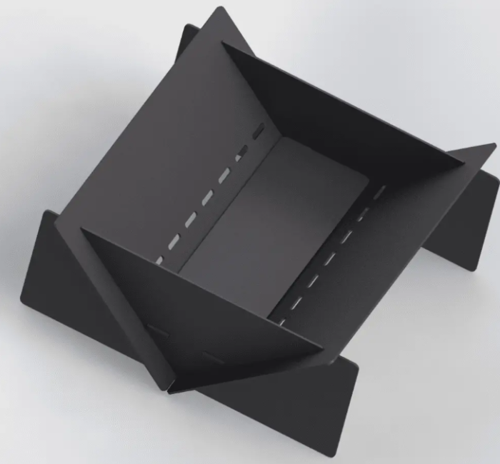 Vatră de foc Quadro 600 mm pentru exterior – curte și grădină [3]