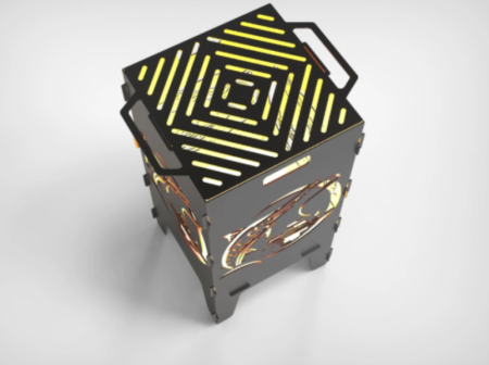 Vetre de foc și Grătare - Gratar pentru iubitorii de pescuit