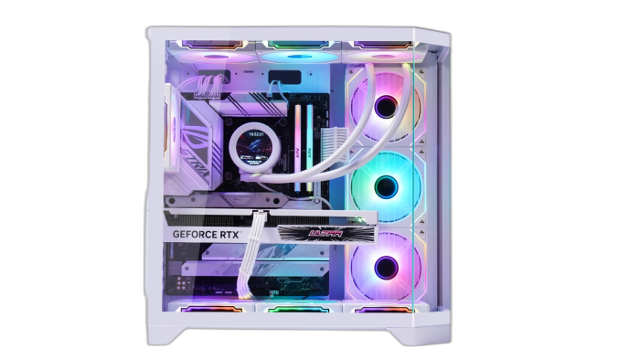 Calculator Gaming Banshee Alb Glacier Ryzen 7-5800X pana la 4.7GHz, 32GB DDR4, 1TB SSD, RTX5060 8GB GDDR7, Windows 11, Wi-Fi 6 [4]