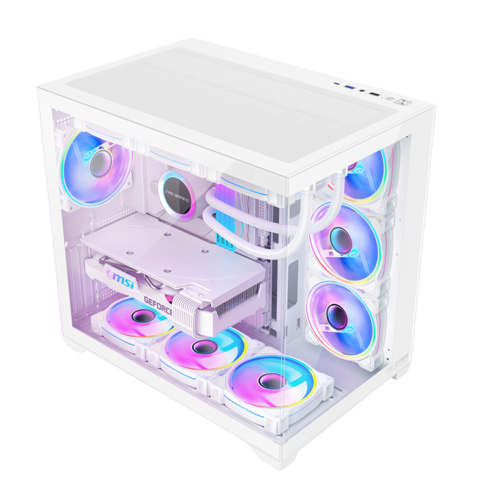 Calculator Gaming Elite Alb Glacier Ryzen 7-5800X pana la 4.7GHz, 32GB DDR4, 1TB SSD, RTX5060Ti 8GB GDDR7, Windows 11, Wi-Fi 6 [5]