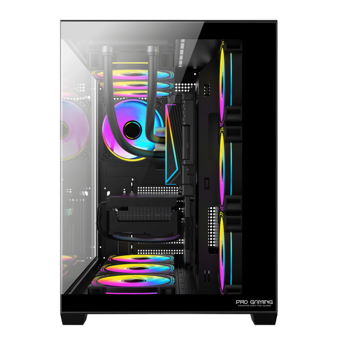 Calculator Gaming Elite Negru Thermo Ryzen 7-5800X pana la 4.7GHz, 32GB DDR4, 1TB SSD, RTX3050 6GB GDDR6, Windows 11, Wi-Fi 6 [4]