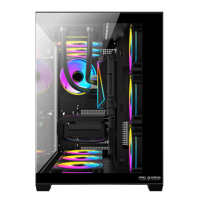 Calculator Gaming Elite Negru Thermo Ryzen 7-5800X pana la 4.7GHz, 32GB DDR4, 1TB SSD, RTX5060 8GB GDDR7, Windows 11, Wi-Fi 6 [4]