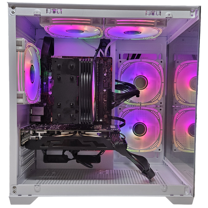 Calculator ProGaming Ambra White Max Core i7-9700, 16GB DDR4, 512GB SSD, Nvidia GTX 1660S 6GB GDDR6, Wi-Fi 6, Windows 11 [3]