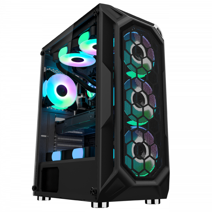 Calculator ProGaming Hive Black Raven, Core i7-12700, 32GB DDR4, 1TB SSD, RTX3060 12GB, Wifi 6, Windows 11 [1]