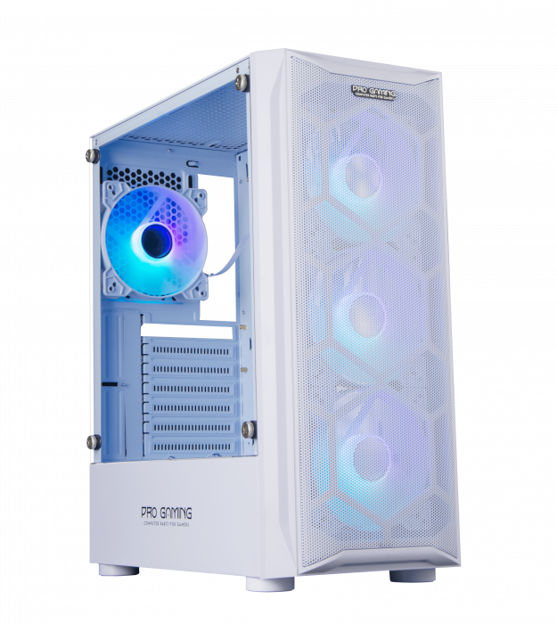 Calculator ProGaming Hive White Falcon, Core i7-11700, 16GB DDR4, 1TB SSD, RX580 8GB, Wifi 6, Windows 11 [1]