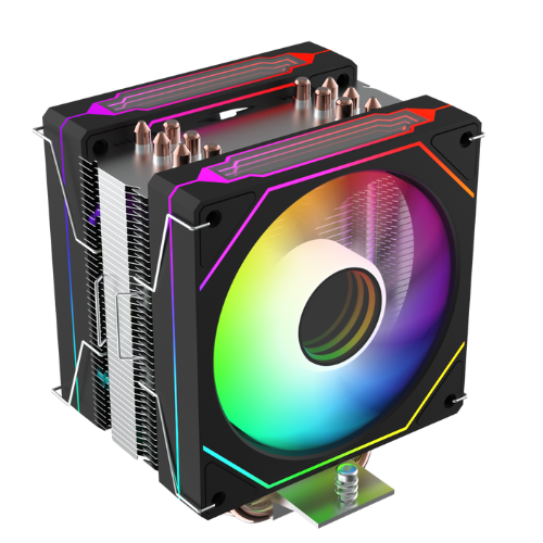 Cooler CPU ProGaming TwinStorm X6, 6 Heatpipes, 2 ventilatoare ARGB, PWM, 395W [1]