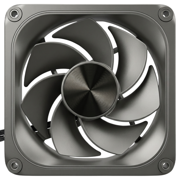 Set 4 Ventilatoare Carcasă Alma Black 120 x 120 mm Pro Gaming ARGB, Control PWM, Negru [2]
