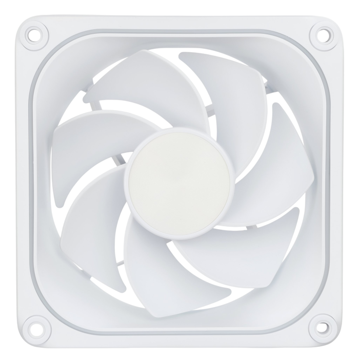 Set 4 Ventilatoare Carcasă Alma White 120 x 120 mm Pro Gaming ARGB, Control PWM, Alb [2]