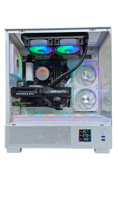 Sistem Desktop PC Gaming Kian v2 Intel Core i5-14400, 32GB DDR4, 1TB SSD, Placă Video RTX 5060 8GB GDDR7, Wi-Fi 6, Windows 11 [2]
