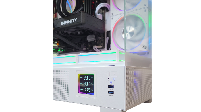 Sistem Desktop PC Gaming Kian v2 Intel Core i5-14400, 32GB DDR4, 1TB SSD, Placă Video RTX 5060 8GB GDDR7, Wi-Fi 6, Windows 11 [3]