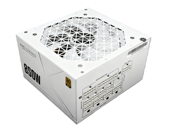 Sursa alimentare Modulara ProGaming 850W, 80+ Gold, DC-DC, Active PFC,Alb [1]
