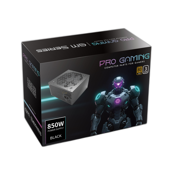 Sursa alimentare Modulara ProGaming 850W, 80+ Gold, DC-DC, Active PFC,Negru [2]