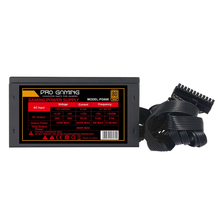 Sursa alimentare ProGaming D-600, 600W, 80+ Bronze, ATX, Ventilator 120mm, Negru [3]