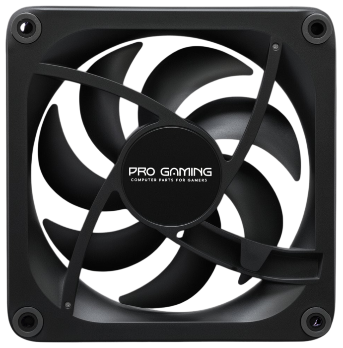 Ventilator Carcasă Alma Black 120 x 120 mm Pro Gaming ARGB, Control PWM, Negru [2]
