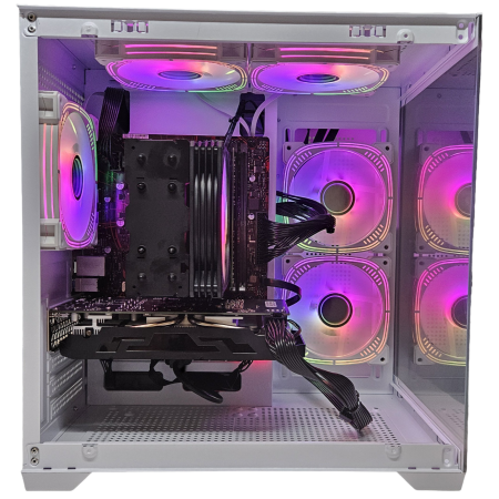 Calculator ProGaming Ambra White Max Core i7-9700, 16GB DDR4, 512GB SSD, Nvidia GTX 1660S 6GB GDDR6, Wi-Fi 6, Windows 11 [2]